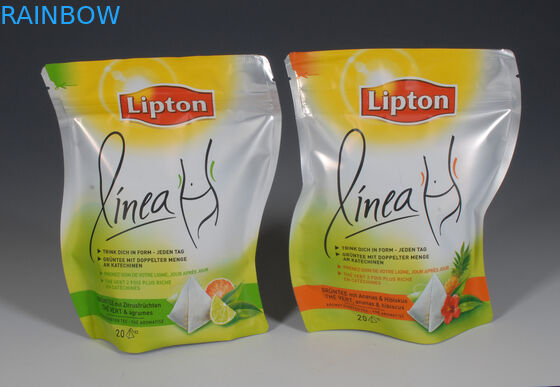 Aluminiumfolie Plastic Zakken met Ritssluiting voor Thee Verpakking