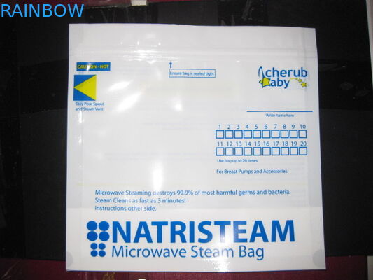 De Vacuümzakken op hoge temperatuur Microwaveable van het Verbindingsvoedsel 100 - 120 Micron