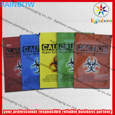 De kruiden Plastic Zakken van het Wierookpit Duurzaam met Verzegelde Kant Drie