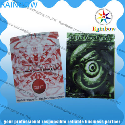 Aluminiumfolie Plastic Zakken die met Verzegelde drie-Kant verpakken