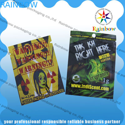 Hitte - Zakken van verbindings de Plastic Kruidenincens, de Ritssluiting van de Aluminiumfoliezak