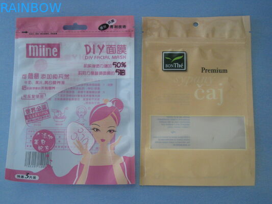 Aluminiumfolie Kosmetische Verpakkende Zak Bpa Vrij met Ritssluiting