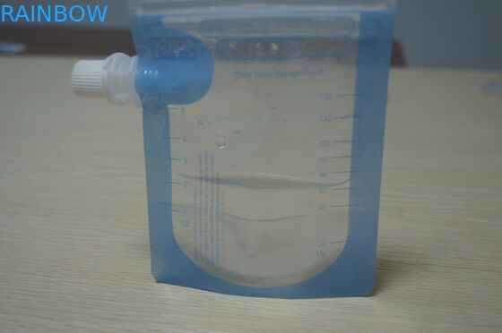 De tribune spuit Zak omhoog Verpakking met Vlakke Bodem en Ritssluiting