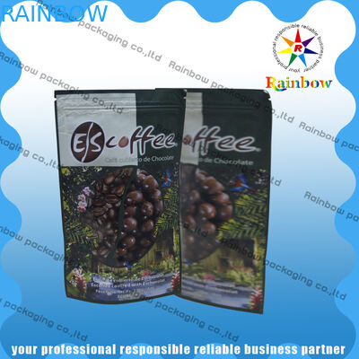 Aluminiumfolietheezakjes die met Ritssluiting en Ronde Bodem verpakken