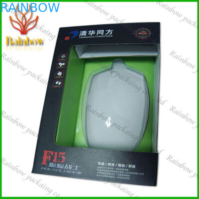 Document Vakje Verpakking met Plastic Transperent-Venster voor Mond/Electics