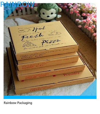 Haal Pizzadocument Vakje Verpakking Vouwbaar met Drukoppervlakte weg