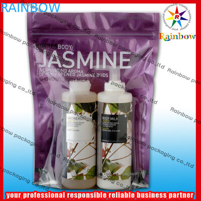 De Plastic Kosmetische Verpakkende Zak van OPP/AL/PE voor Warm Stootkussen met Costomized-Druk