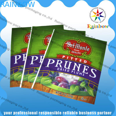 Drie-verzegeld van het de Zak Verpakkend Voedsel van de Kleurendruksnack de Rangplastiek voor Snack/Kruiden