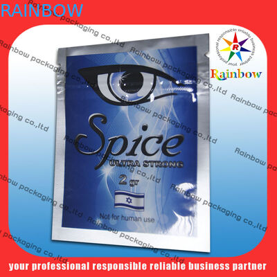 100 het HUISDIER van de de Foliezak van het micronaluminium/AL/PE voor Kruidenwierookpakket