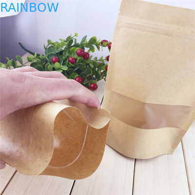 Duidelijke Venster Aangepaste Document Zakken, de Zakken van het Ritssluitings Pakpapier