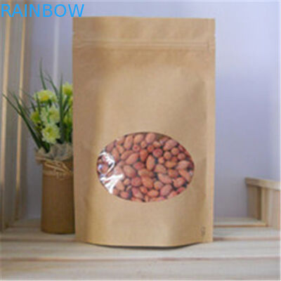 Duidelijke Venster Aangepaste Document Zakken, de Zakken van het Ritssluitings Pakpapier