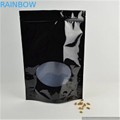 De Zak van de ritssluitingsaluminiumfolie, Duidelijke Vensterokkernoot/Snack Verpakkende Zakken