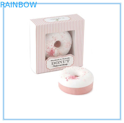 Decoratieve Roze Zeep Verpakkende Vakje Gerecycleerde Hand - gemaakt Document