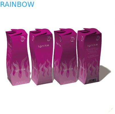 Rood Schoonheidsmiddelendocument Vakje die 350 Gram Witboek voor Vertoning verpakken