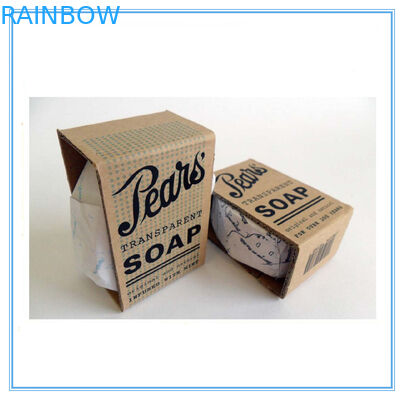 Manier Vouwbare Document Vakje Verpakking voor Zeep/Juwelen met Deksel