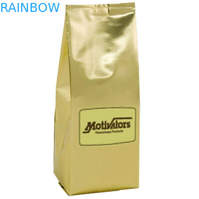 Gouden Mylar-Ritssluitings Plastic Zakken die Rekupereerbare Ritssluitingsbovenkant verpakken