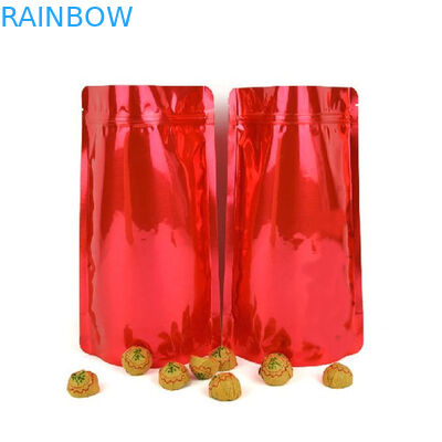 Gouden Mylar-Ritssluitings Plastic Zakken die Rekupereerbare Ritssluitingsbovenkant verpakken