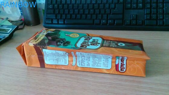 De douane drukte Plastic Zakken die, de Boon van de Ritssluitingskoffie Verpakking verpakken