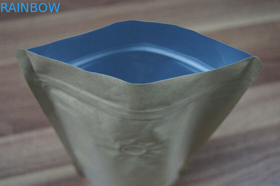 Glanzende Duidelijke Zilveren Tribune OP de Verpakkende Ritssluiting van de Foliezak voor Voedsel Verpakking