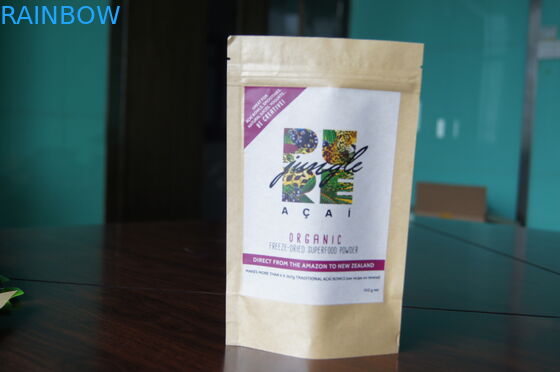 Het Document van douanekraftpapier Theezakjes die Goede Druk met Ritssluiting verpakken