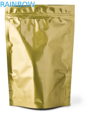 De glanzende Duidelijke Rode Verpakkende Tribune van de Foliezak omhoog voor Koffieboon