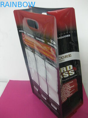 Gedrukte Zijhoekplaat Plastic Zakken die, de Koffieboon van het Stempelgat Verpakking verpakken