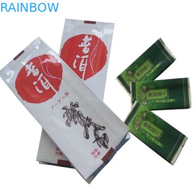 Witte Glanzend beëindigt de Zij Kleurrijke Druk van Hoekplaatzakken voor Theezakje