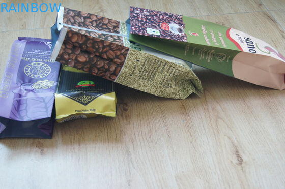 De hoekplaatpartij lamineerde Steen beëindigt Theezakjes die Kleurrijke Druk met Klep verpakken