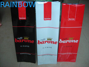 Eindigen de licht Gelamineerde Hoekplaat Zijtheezakjes die Kleurrijke Druk verpakken/Glanzend