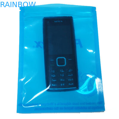 De blauwe Transparante Drie Zijritssluiting van de Verbindings Antistatische Zak voor Elektronische Producten