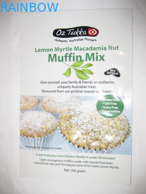 De glanzende Zak die van de Druksnack Gelamineerd Transparant Venster verpakken