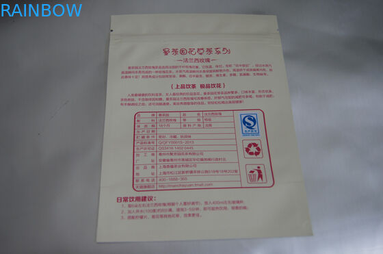 Vlakke het Theezakje van de Aluminiumfoliedouane Verpakking voor Franse Roze Thee