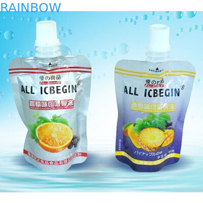 Zak van douane de Plastic Spuiten voor Vruchtensap Verpakking/Vloeibare Zakken met Spuiten