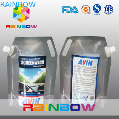 Zilverachtig die Tribune omhoog Gespoten Zakkenhoogtepunt met Handvat/Etiket wordt gedrukt