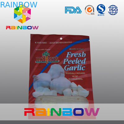 Verse Gepelde Knoflook Plastic Zakken/Mylar-Ritssluitingszak die verpakken