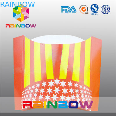 Wegwerpproduct die Document Verpakkend Vakje voor Frieten vouwen die Vakje verpakken