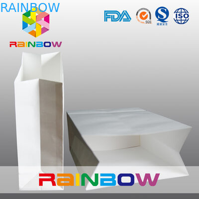 De gerecycleerde Vierkante Bodem paste Document Zakken/Gedrukte Document het Winkelen Zakken aan