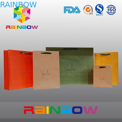 Unieke Ontwerp Witte/Rode Douane Gedrukte Document Zakken met Handvat