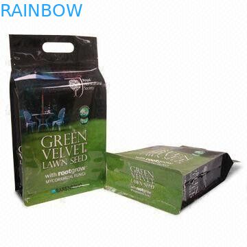 Niet - Giftige Plastic Voedsel voor huisdierenzak met Vlak Bodem en Handvat