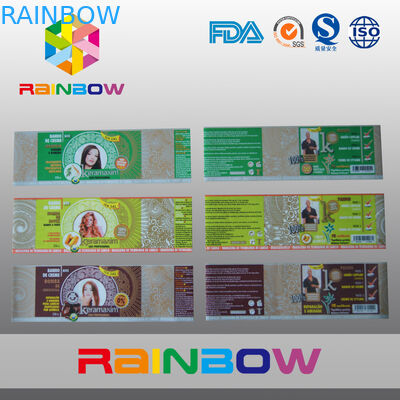 Pvc-de Hitte krimpt Kokeretiketten voor Drankflessen die in Broodje verpakken