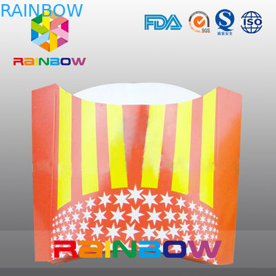 Biologisch afbreekbaar haal beschikbare document vakje friet verpakking weg