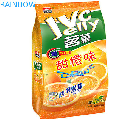 Het plastic Glanzen beëindigt Vlakke Bodemtribune op Spaanders die Zak met Scheurinkeping verpakken