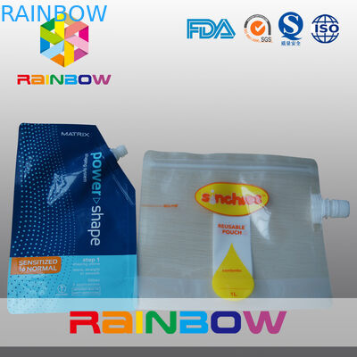 De gelamineerde Zakken van Laagmateriaal Gerecycleerde Vloeibare Spuiten met Ritssluiting voor Babyvoedsel