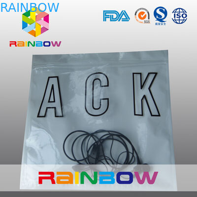 Drie de Zij Achter Antistatische Zak van de Verbindings Transparante Voor Witte Parel met Ritssluiting