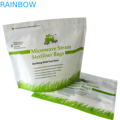 De aangepaste Aluminiumfolie Gelamineerde Zak/Voedselzak van de Rang Resealable Vacuümmicrogolf