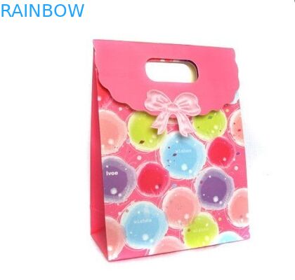 Kleurrijke Gedrukte Document Zak voor Gift/Suikergoed, Aangepaste Document Zak met Handvat