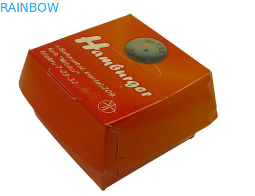 Document Vakje Verpakkingsdouane Gedrukt Ontwerp voor Snel Voedselrestaurant