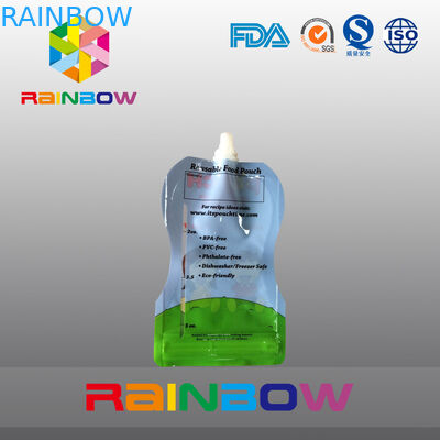 Vrij type 5 Oz-Tribune op Zak Verpakking voor Babay-Voedsel met Ritssluiting Reclosbale