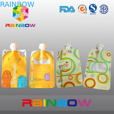 Custmized drukte Spuitenzak Verpakking, Pijpzakken voor Vloeibare Verpakking