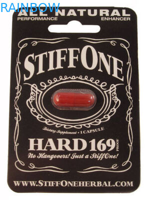 Hangende Document Kaart voor Mannelijke Seksuele Verhogingscapsules/Pillen met het Vullen van Gat